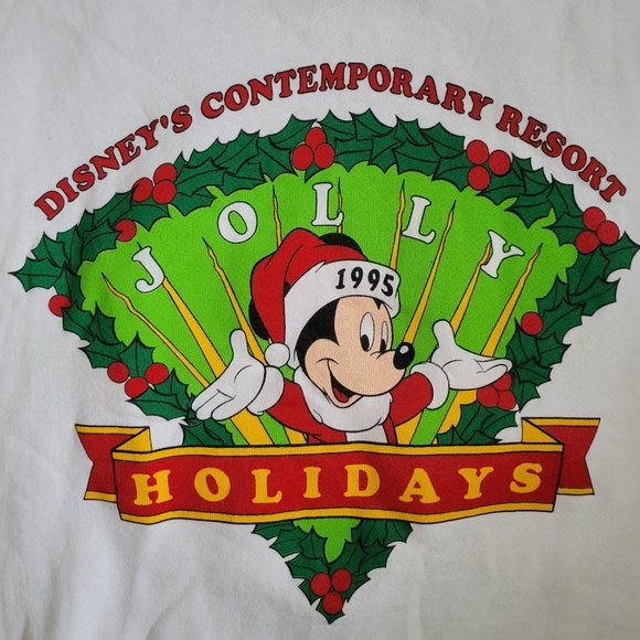 Vintage Mickey Holiday Resort 1995 Sweater - Picture 2 of 4